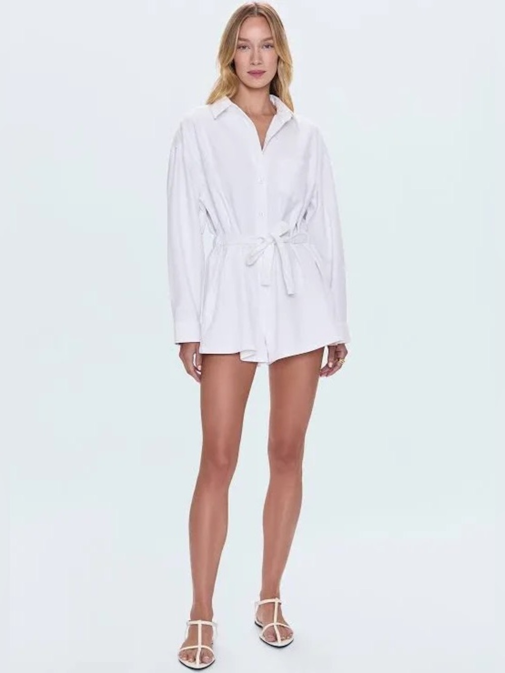 Pistola White Long-Sleeve Romper